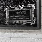 Poster op aluminiumblad - kaart van Europa, Huis en Inrichting, Verzenden, Nieuw