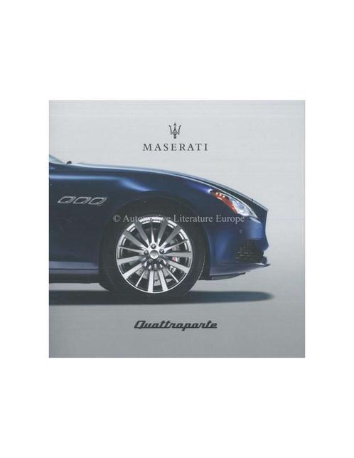 2017 MASERATI QUATTROPORTE GRANLUSSO GRANSPORT BROCHURE, Boeken, Auto's | Folders en Tijdschriften