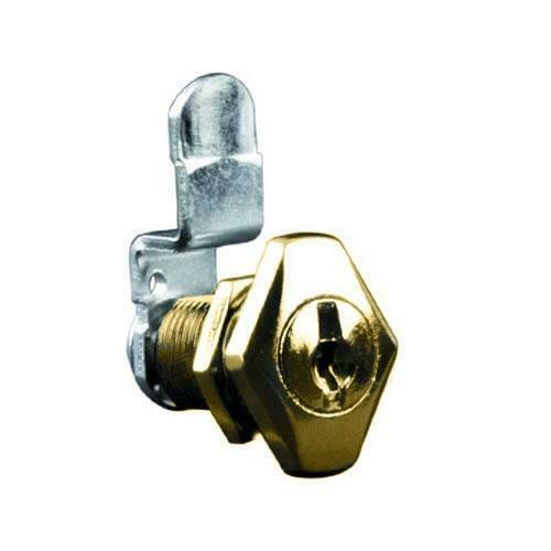 16mm brievenbus slot Premium gold, Doe-het-zelf en Verbouw, Hang- en Sluitwerk, Schuif of Grendel, Nieuw, Koper of Messing, Ophalen of Verzenden