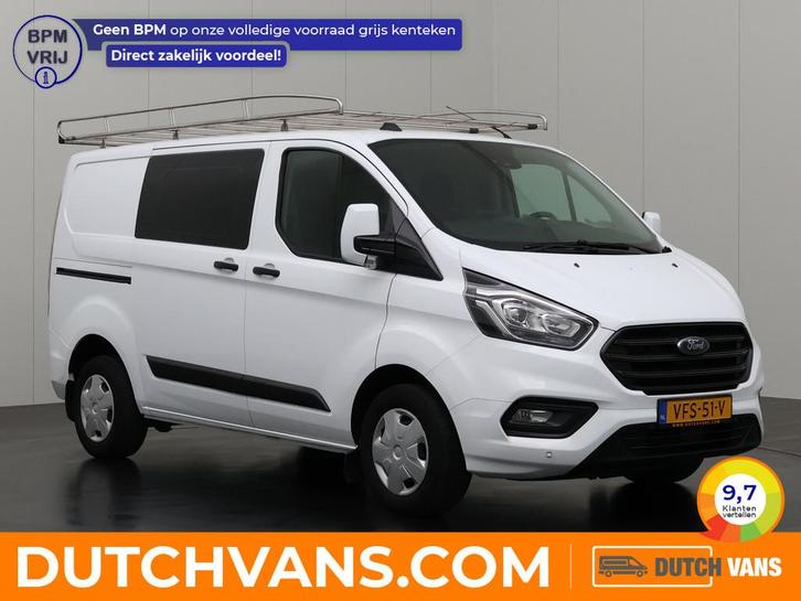 Ford Transit Custom L1 H1 2020 €245 per maand, Auto's, Bestelauto's, Dealer onderhouden, Te koop, Zwart, Handgeschakeld, Financial lease