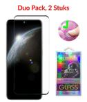 2 STUKS Galaxy S21 Plus Case Friendly 3D Tempered Glass Scre