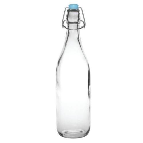 Glazen waterflessen met beugelsluiting, 1180 ml (6 stuks), Zakelijke goederen, Horeca | Overige, Verzenden