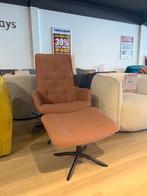Draaifauteuil relaxfauteuil kebe rose roze met hocker, Huis en Inrichting, Fauteuils, Ophalen, Nieuw, 75 tot 100 cm, Stof