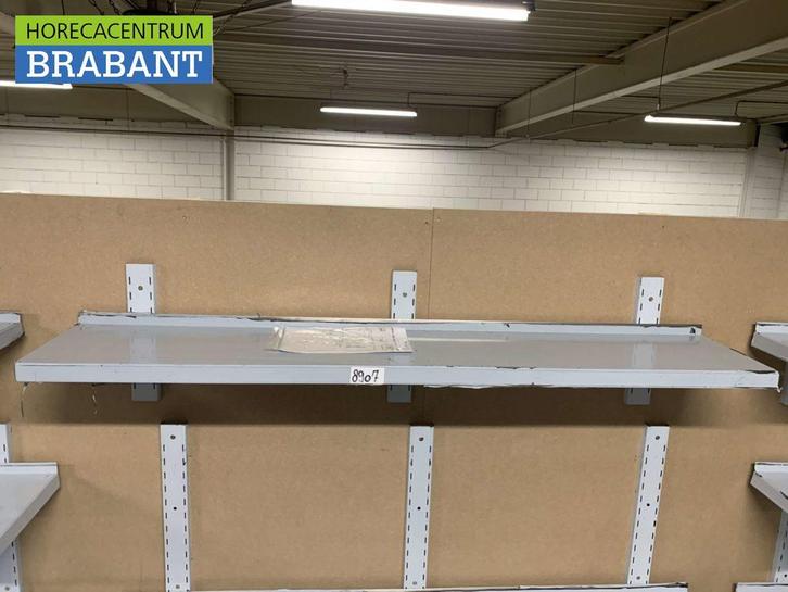 RVS Wandschap schap 160 x 30 cm Horeca, Zakelijke goederen, Horeca | Keukenapparatuur, Nieuw in verpakking, Ophalen of Verzenden