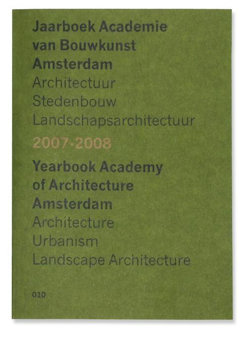 Jaarboek Academie van Bouwkunst Amsterdam / 2007-2008, Boeken, Kunst en Cultuur | Architectuur, Gelezen, Verzenden
