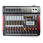 Power Dynamics PDM-T804 - 8-kanaals mengtafel met Bluetooth,, Muziek en Instrumenten, Dj-sets en Draaitafels, Verzenden, Nieuw