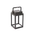Buiten tafellamp donkergrijs incl. LED oplaadbaar - Yara, Huis en Inrichting, Lampen | Tafellampen, Nieuw, Modern, Minder dan 50 cm