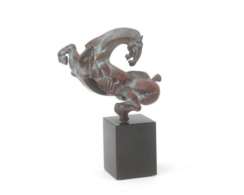 Fons Bemelmans, Steigerend paard, Antiek en Kunst, Kunst | Schilderijen | Modern