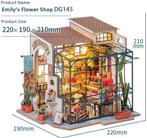 Robotime Emilys Flower Shop DIY Miniatuur Knutselen, Hobby en Vrije tijd, Modelbouw | Overige, Verzenden, Nieuw