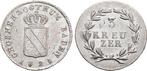 3 Kreuzer 1821 Baden-durlach Ludwig 1818-1830, Postzegels en Munten, Munten | Europa | Niet-Euromunten, Verzenden