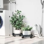 Plantentrolleys 2 st met wielen 34 cm 35 kg grijs, Verzenden, Nieuw