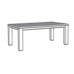 Eettafel-T Tegelen - eettafel, Huis en Inrichting, Tafels | Eettafels, Nieuw, Overige materialen