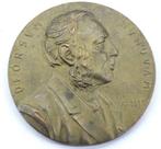 Penning - 2x Gedenkpenning Amsterdam Koning Willem III 1883