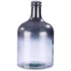 Glazen vaas Douro zilver metallic, Verzenden, Nieuw