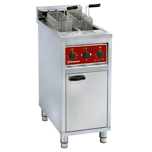 Electrische friteuse 2x 10 lit. op kast, Zakelijke goederen, Horeca | Keukenapparatuur, Verzenden