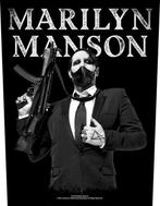 Marilyn Manson - Machine Gun Backpatch officiële merchandise, Verzamelen, Ophalen of Verzenden, Nieuw, Kleding
