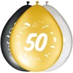 Ballonnen 50 Jaar Versiering 30cm 8st, Hobby en Vrije tijd, Feestartikelen, Nieuw, Verzenden