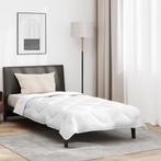 vidaXL Zomer Dekbed met kussen 2 pcs Wit 155 x 220 cm, Huis en Inrichting, Slaapkamer | Beddengoed, Verzenden, Nieuw, Wit