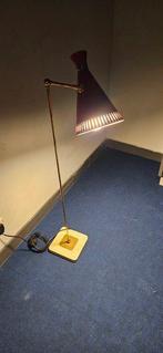 Lamp - Messing - Vloerlamp met diabolo