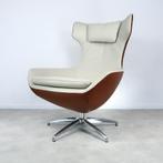 draaifauteuil Caruzzo Leolux leer kantelbaar 2022, Huis en Inrichting, Fauteuils, Ophalen, 75 tot 100 cm, Zo goed als nieuw, 75 tot 100 cm