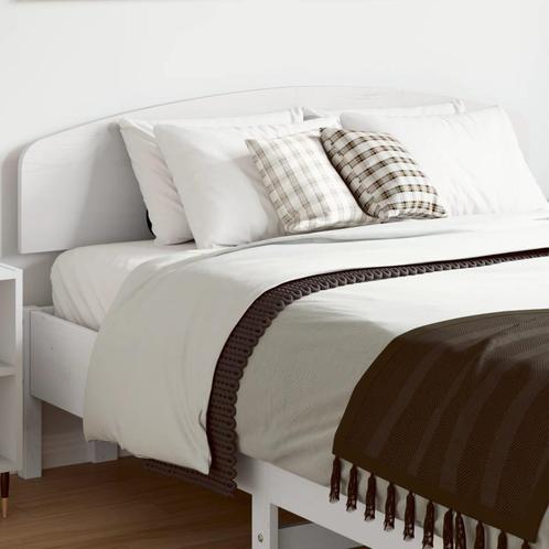 vidaXL Hoofdbord 120 cm massief grenenhout wit, Huis en Inrichting, Slaapkamer | Bedden, Wit, Nieuw, Hout, Verzenden