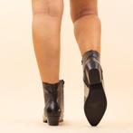 -20% DWRS Label  DWRS Label Enkellaarsjes 3631 monkey black, Verzenden, Nieuw, Zwart