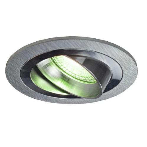 Smart Tuya Inbouwspot Zilver 5W | Rond | 80 mm, Huis en Inrichting, Lampen | Spots, Led, Nieuw, Plafondspot of Wandspot, Ophalen of Verzenden