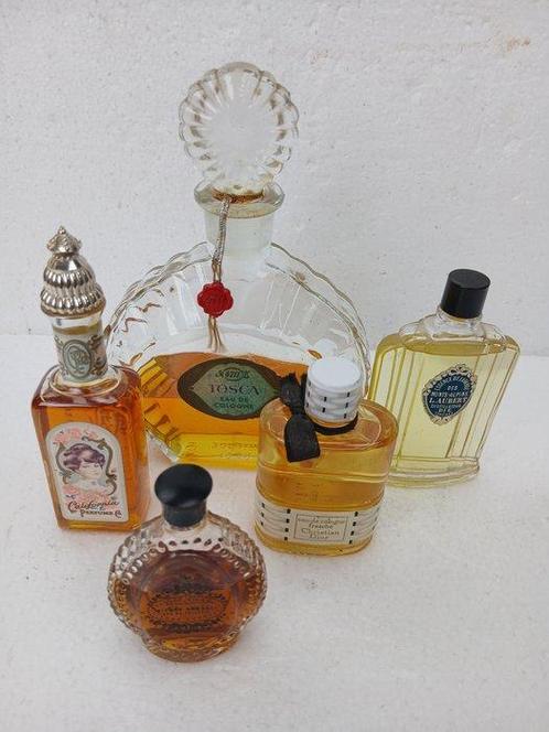 4711 Tosca, Christiaan Dior, Avon e.a. - Parfumfles (5) -, Antiek en Kunst, Antiek | Glas en Kristal