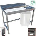 RVS Spoeltafel met Werkruimte | 120x70x88 cm HorecaTraders, Verzenden, Nieuw in verpakking