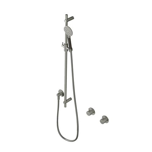 Glijstangset Hotbath Cobber Met Wandaansluitbocht En, Doe-het-zelf en Verbouw, Sanitair, Kraan, Nieuw, Chroom, Ophalen of Verzenden