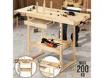 Veiling - Houten werkbank / Hobbytafel - 127 x 57,5 x 82,5 c, Nieuw