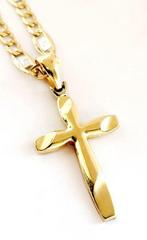 Ketting met hanger - 18 karaat Geel goud, Witgoud