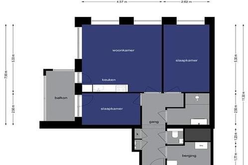 Appartement Karspeldreef in Amsterdam, Huizen en Kamers, Huizen te huur, Via bemiddelaar, Amsterdam, Appartement