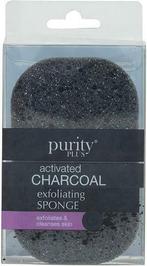 PURITY PLUS ACTIVATED CHARCOAL EXFOLIATING SPONGE BADSPONS.., Sieraden, Tassen en Uiterlijk, Uiterlijk | Lichaamsverzorging, Verzenden