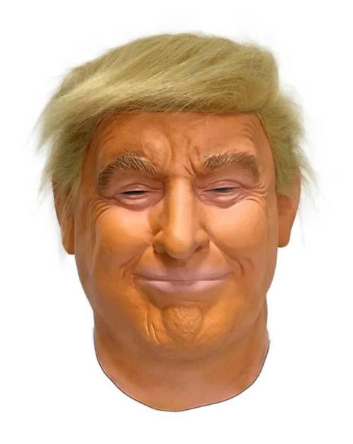 Donald Trump masker Deluxe, Kleding | Dames, Carnavalskleding en Feestkleding, Nieuw, Verzenden
