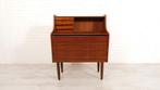 Vintage secretaire | Deens | Teak | 82 cm, Ophalen of Verzenden, Zo goed als nieuw, Mid century modern, vintage, retro, Deens design