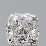 1 pcs Diamant - 0.70 ct - Cushion - F - VVS1, Nieuw