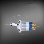 Tuimelschakelaar met verlichting - 16mm - RGB - ON/OFF, Hobby en Vrije tijd, Elektronica-componenten, Ophalen of Verzenden, Nieuw