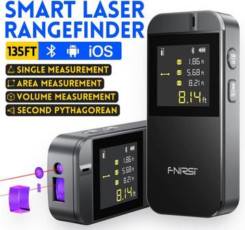 FNIRSI Slimme Laser afstandsmeter - 40m Bereik - Bluetooth beschikbaar voor biedingen