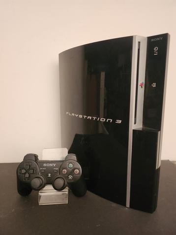 Phat Playstation 3 Zwart (40gb) + Controller beschikbaar voor biedingen