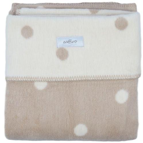 Zaffiro Ecru & Beige Gestipt 100 x 150 cm Ledikantdeken, Kinderen en Baby's, Dekens, Slaapzakjes en Inbakerproducten, Nieuw, Verzenden
