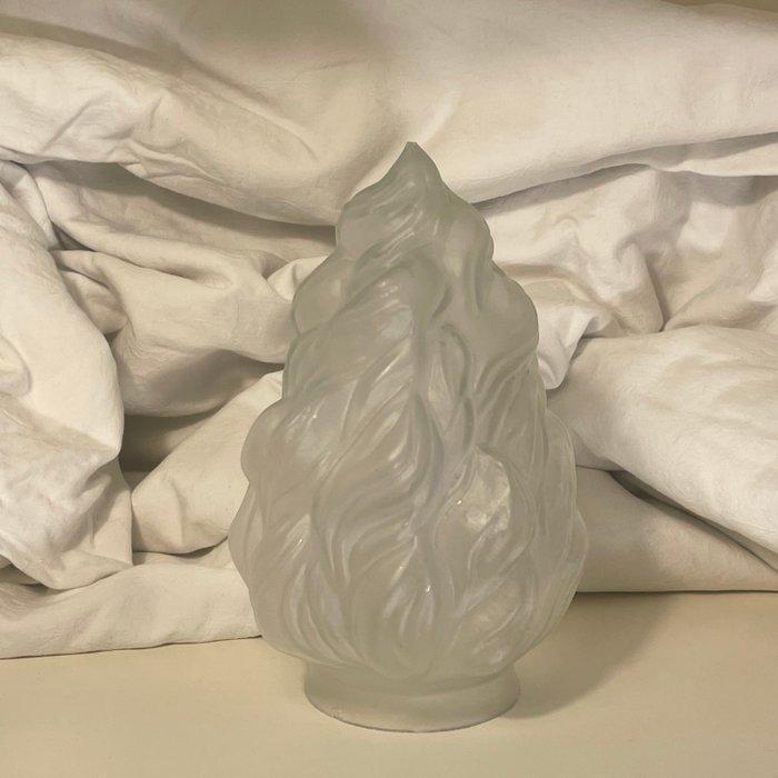 Lamp - Opaline glas - Grand globe flamme, Antiek en Kunst, Curiosa en Brocante