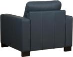 Leren fauteuil - Echt leer, Modern, Comfortabel en kies uit, Eenpersoons, Nieuw, Ophalen of Verzenden, Rechte bank