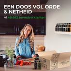 2dekans | Soothe 24 Glazen Kruidenpotjes Vierkant met Zwarte, Ophalen of Verzenden