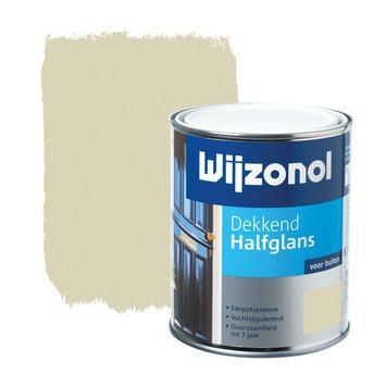 Wijzonol - Wijzonol lak halfglans papyruswit 750ml, Doe-het-zelf en Verbouw, Verf, Beits en Lak, Wit, Nieuw, Ophalen of Verzenden