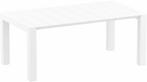 Tuintafel - Vegas Medium - Wit - Uitschuifbaar 180/220 cm, Tuin en Terras, Verzenden, Nieuw