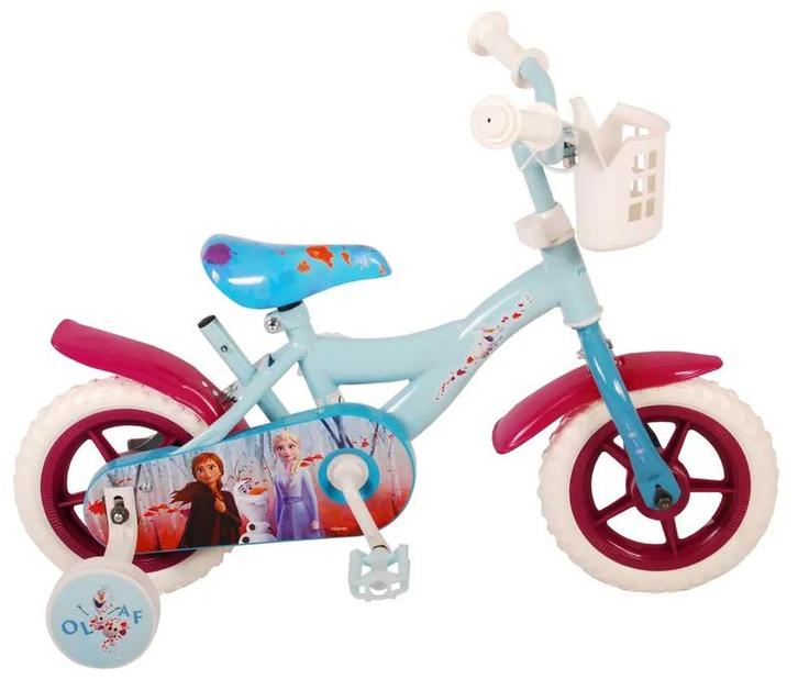 Disney Frozen 2 Kinderfiets - Meisjes - 10 inch - Blauw/Paar, Fietsen en Brommers, Fietsen | Kinderfietsjes, Nieuw, Ophalen of Verzenden