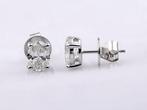 Zonder Minimumprijs - Oorbellen - 14 karaat Witgoud -, Nieuw