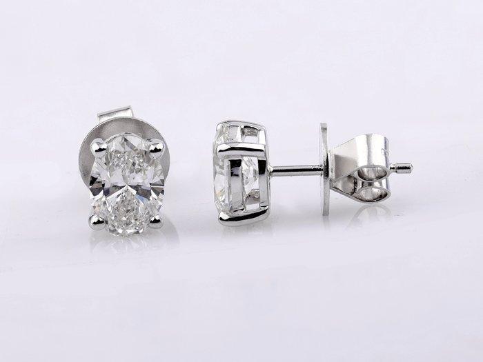 Zonder Minimumprijs - Oorbellen - 14 karaat Witgoud -, Sieraden, Tassen en Uiterlijk, Oorbellen