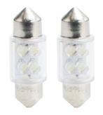 C5W autolamp 2 stuks wit | LED festoon 31mm | SV8.5 0.49W -, Auto-onderdelen, Verlichting, Verzenden, Nieuw